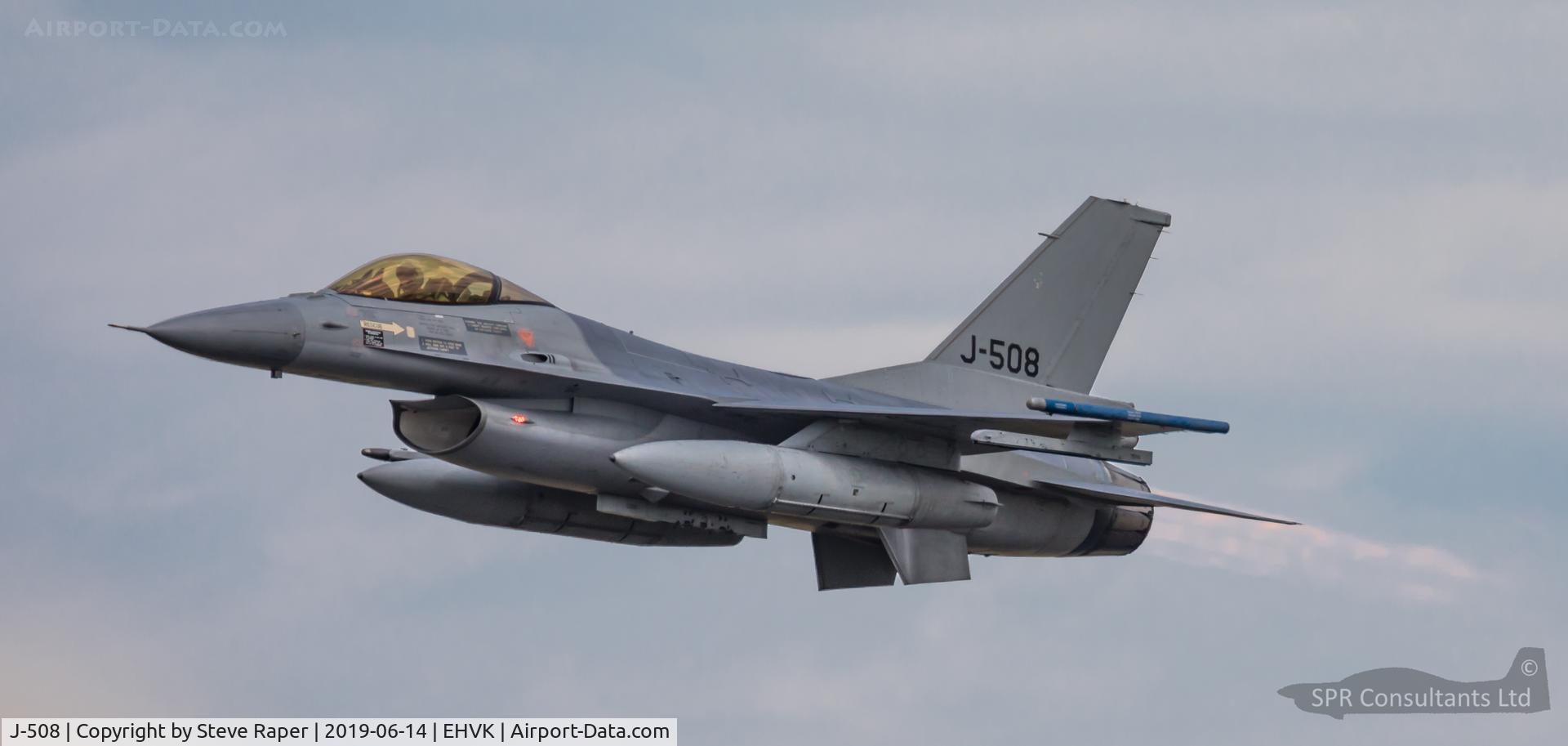 J-508, 1987 Fokker F-16A Fighting Falcon C/N 6D-147, Royal Netherlands Air Force Base Volkel air day 14 June 2019