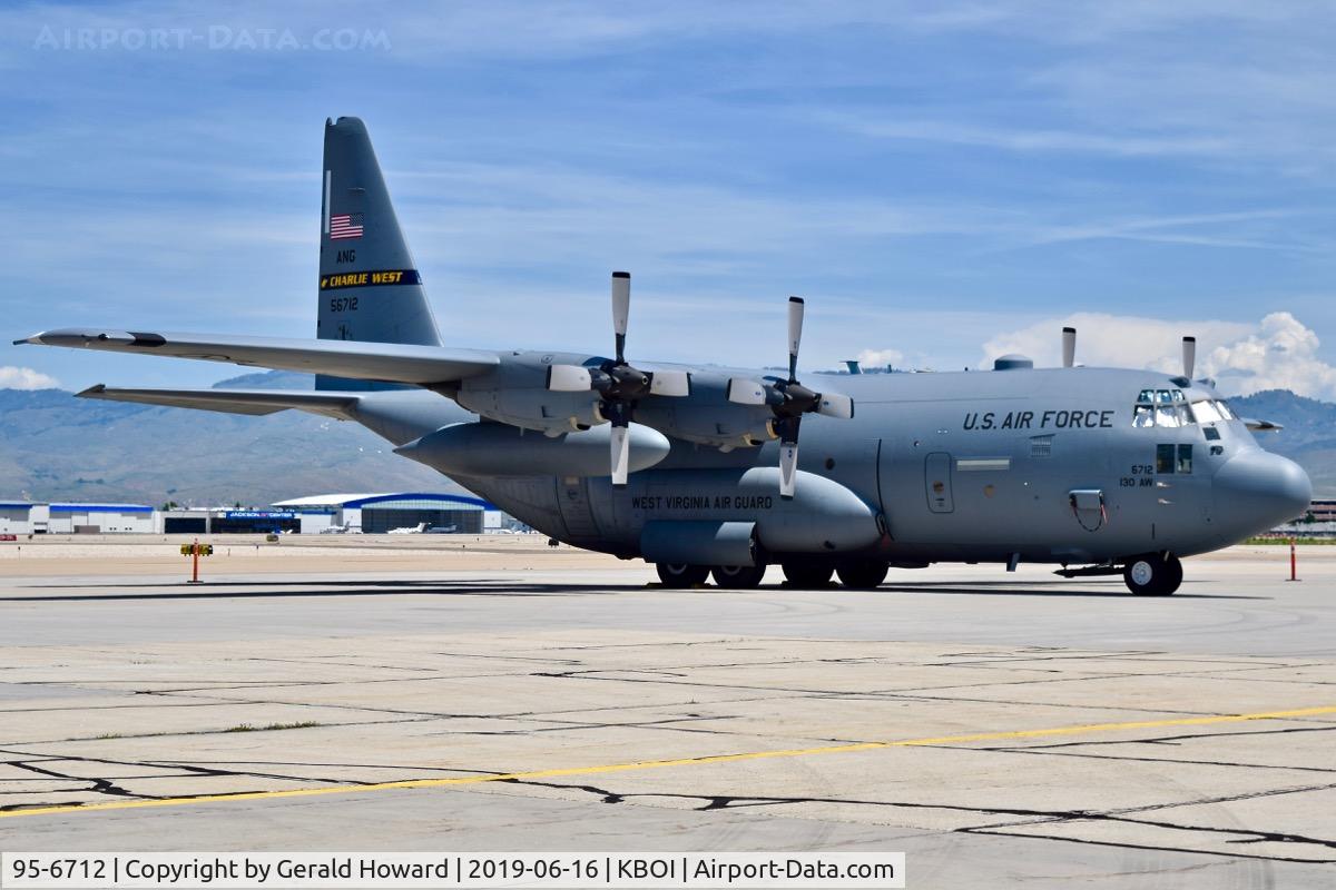 95-6712, 1995 Lockheed C-130H-3 Hercules C/N 382-5420, 130th Airlift Wing, West VA ANG.