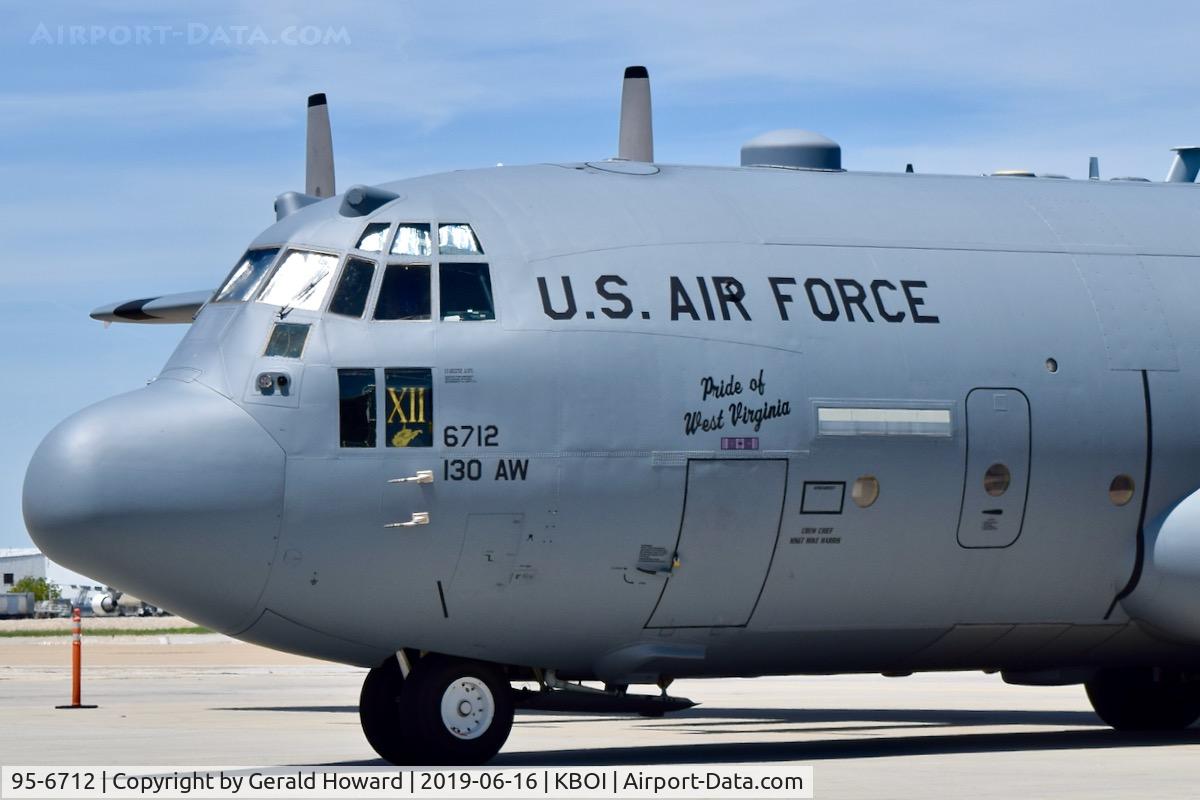 95-6712, 1995 Lockheed C-130H-3 Hercules C/N 382-5420, 130th Airlift Wing, West VA ANG.