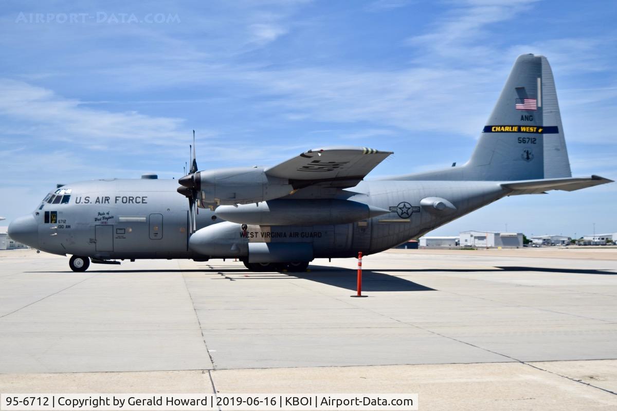 95-6712, 1995 Lockheed C-130H-3 Hercules C/N 382-5420, 130th Airlift Wing, West VA ANG.