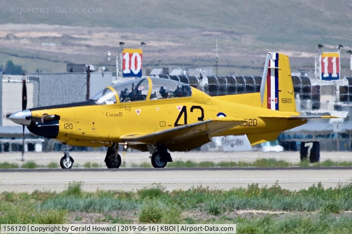 156120, Raytheon CT-156 Harvard II C/N PF-20, Landing roll out on RWY 28L.