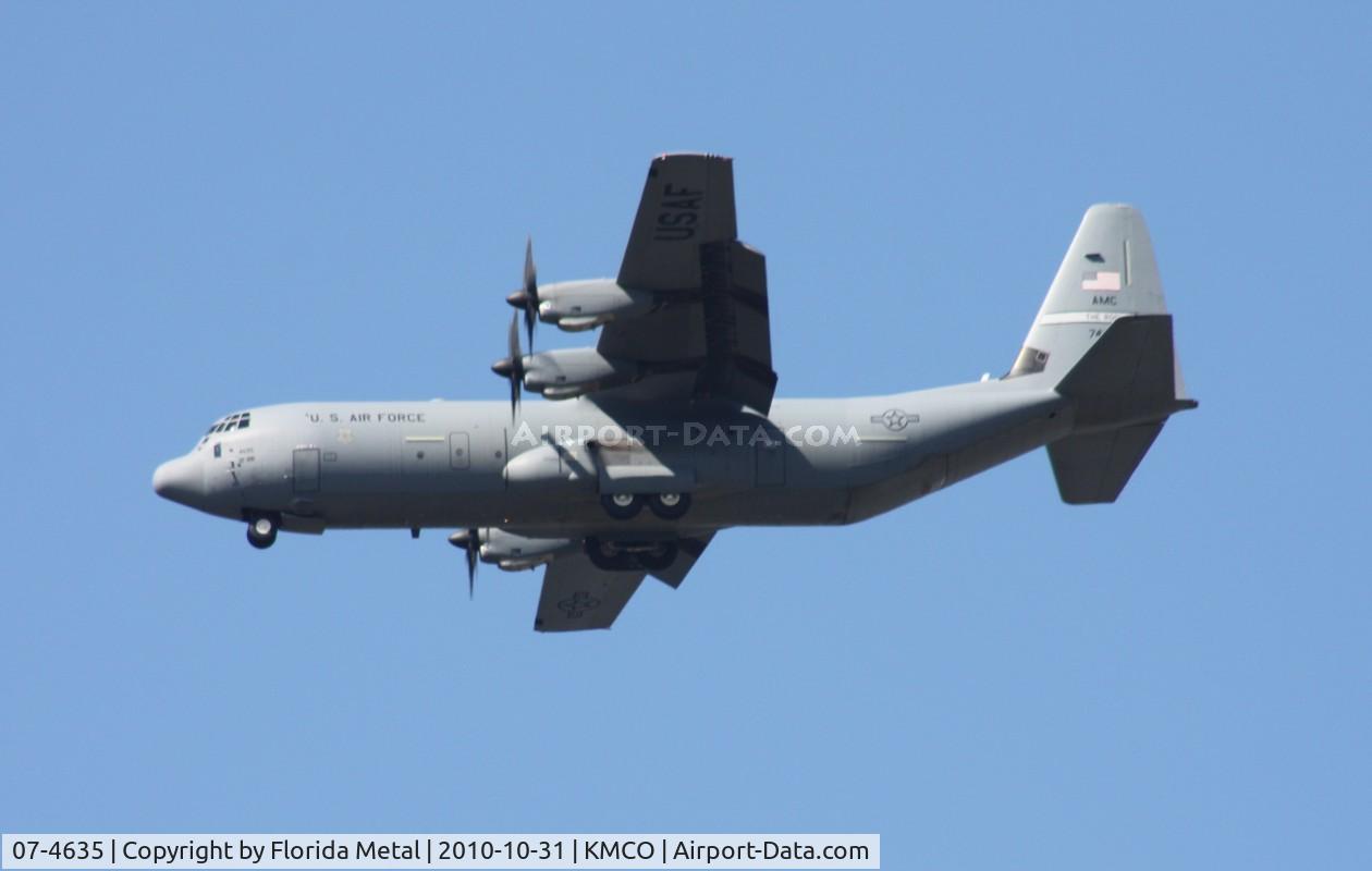 07-4635, 2007 Lockheed Martin C-130J-30 Super Hercules C/N 382-5595, MCO spotting