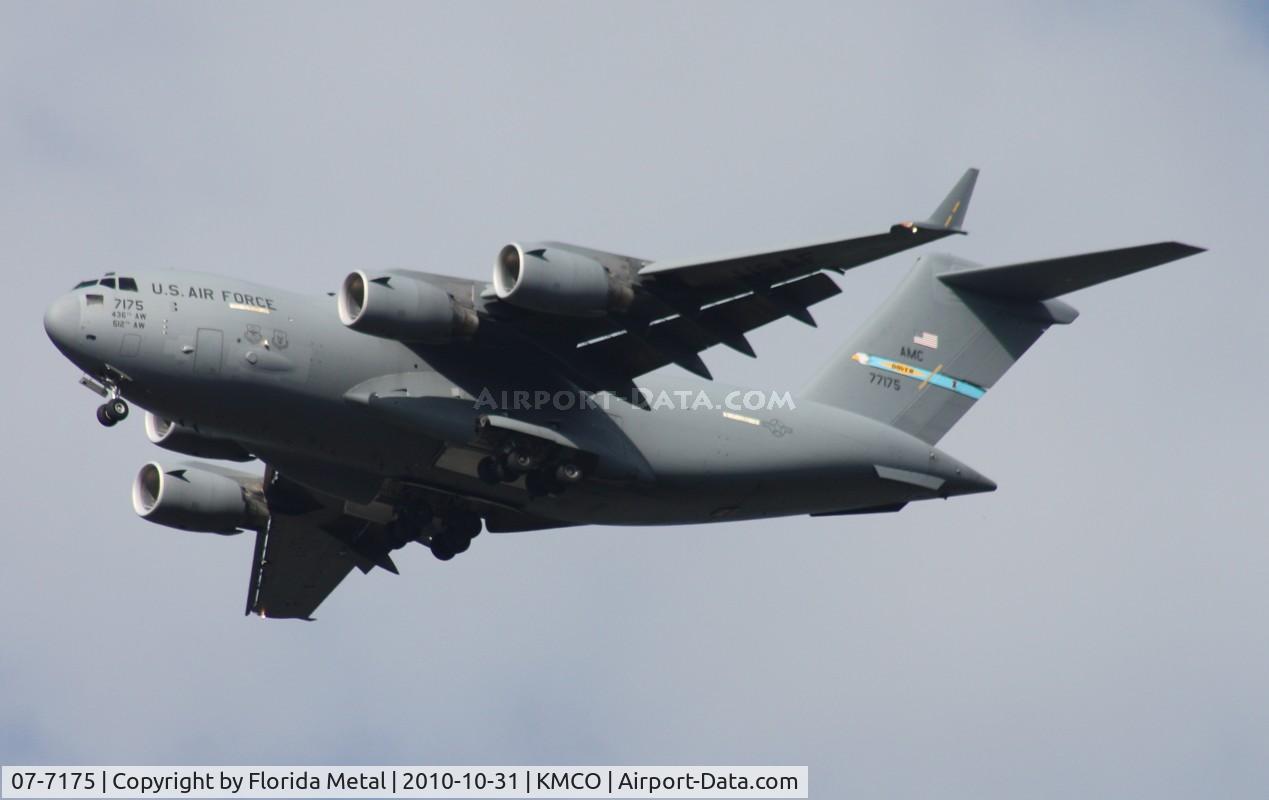 07-7175, 2007 Boeing C-17A Globemaster III C/N 50193/F192/P175, MCO Spotting