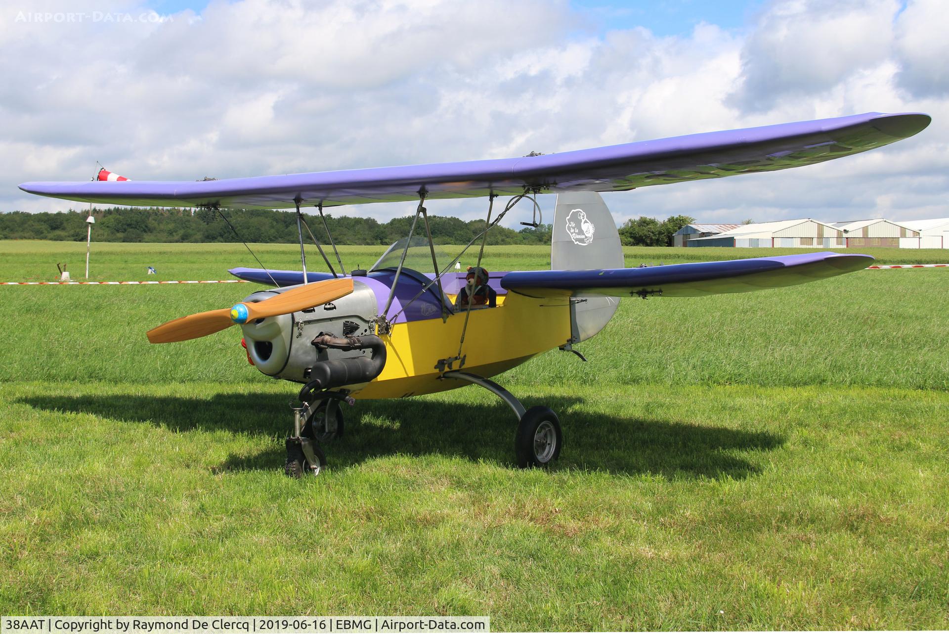 38AAT, Mignet HM.293 Pou-du-Ciel Pou-du-Ciel C/N Not found 38AAT, At Matagne ULM airfield.