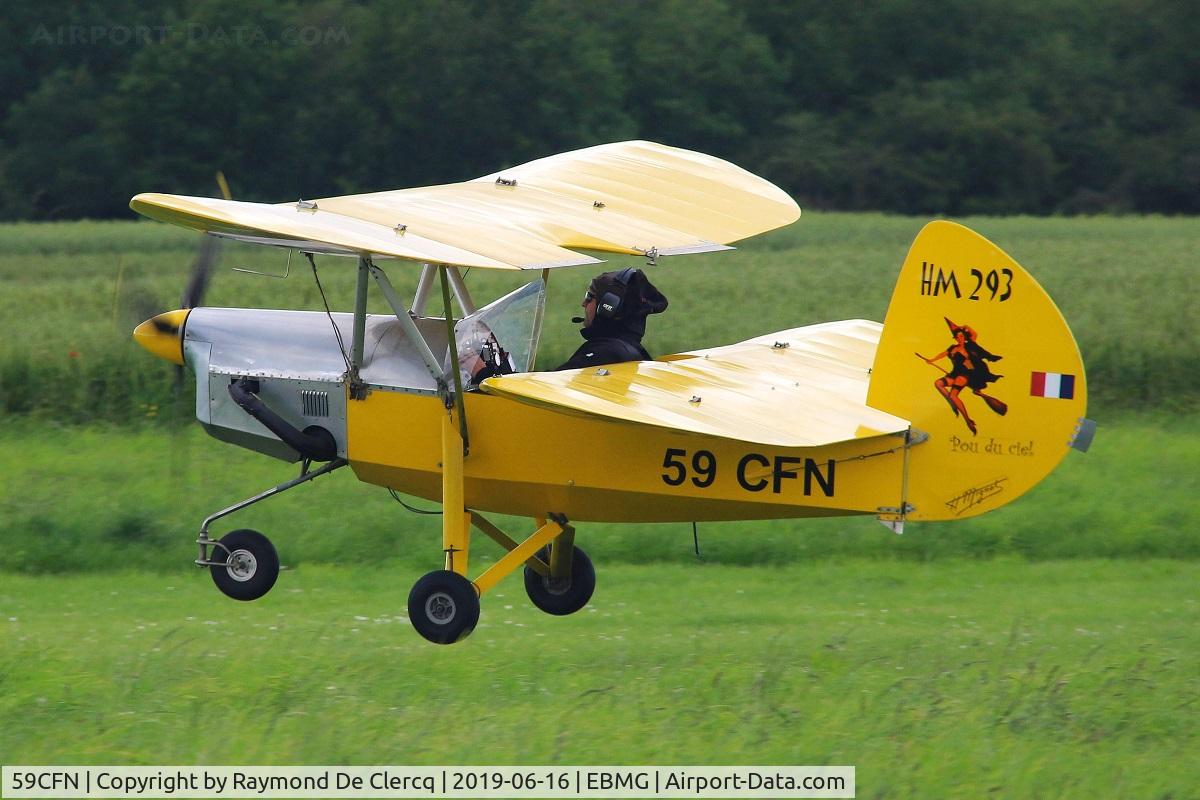 59CFN, 2003 Mignet HM.293 Pou-du-Ciel C/N NVAV-219, At Matagne ULM airfield.