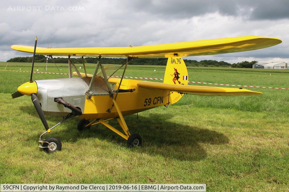 59CFN, 2003 Mignet HM.293 Pou-du-Ciel C/N NVAV-219, At Matagne ULM airfield.