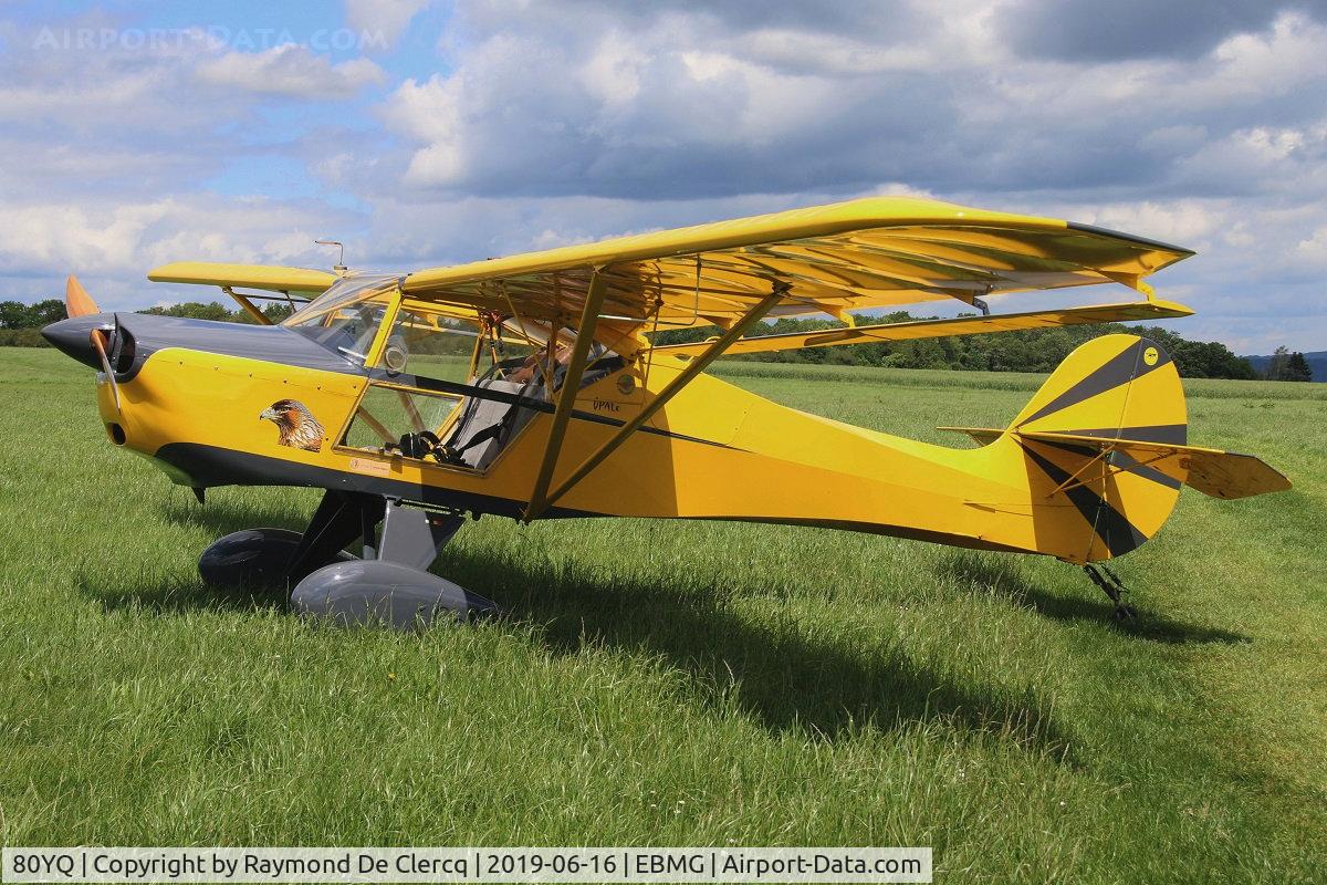 80YQ, Avid Mark IV C/N not found 80YQ, At Matagne ULM airfield.