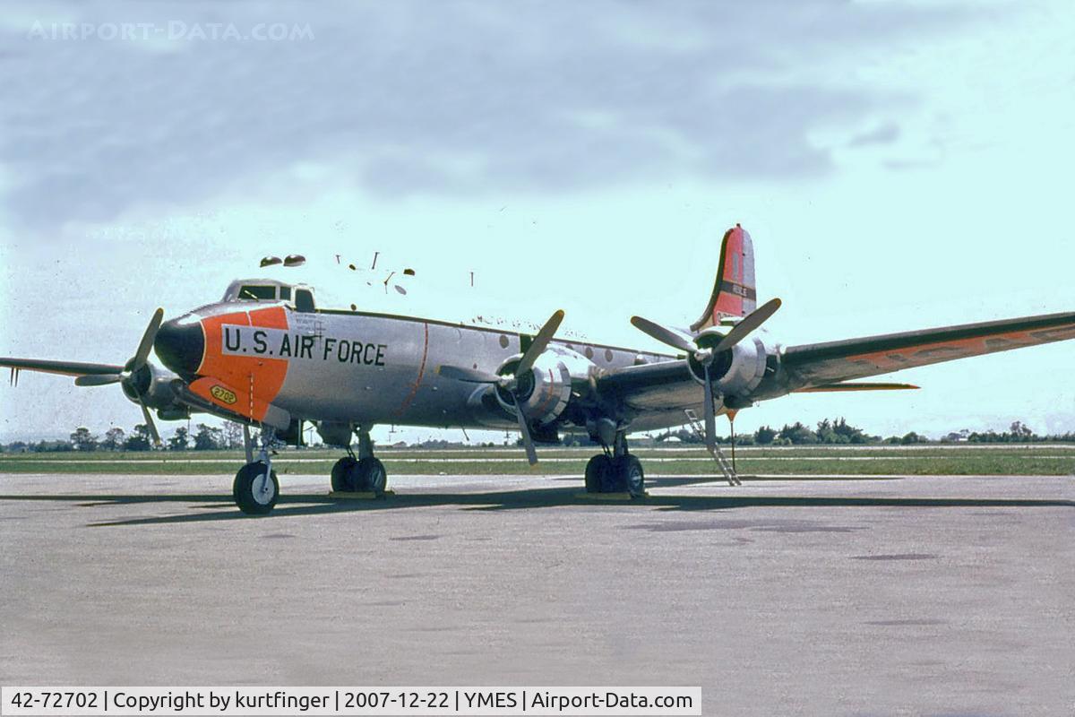42-72702, 1942 Douglas SC-54D Rescuemaster C/N 10807, Douglas SC-54D Rescue master. USAF serial number 42-72702,  MSN10807. RAAF Base East Sale, Victoria, Australia. Circa 1961/1962.