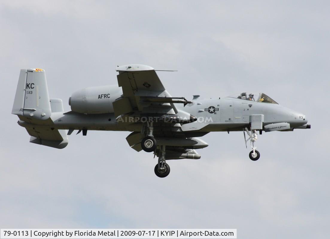 79-0113, 1979 Fairchild Republic A-10C Thunderbolt II C/N A10-0377, Thunder Over Michigan 2009