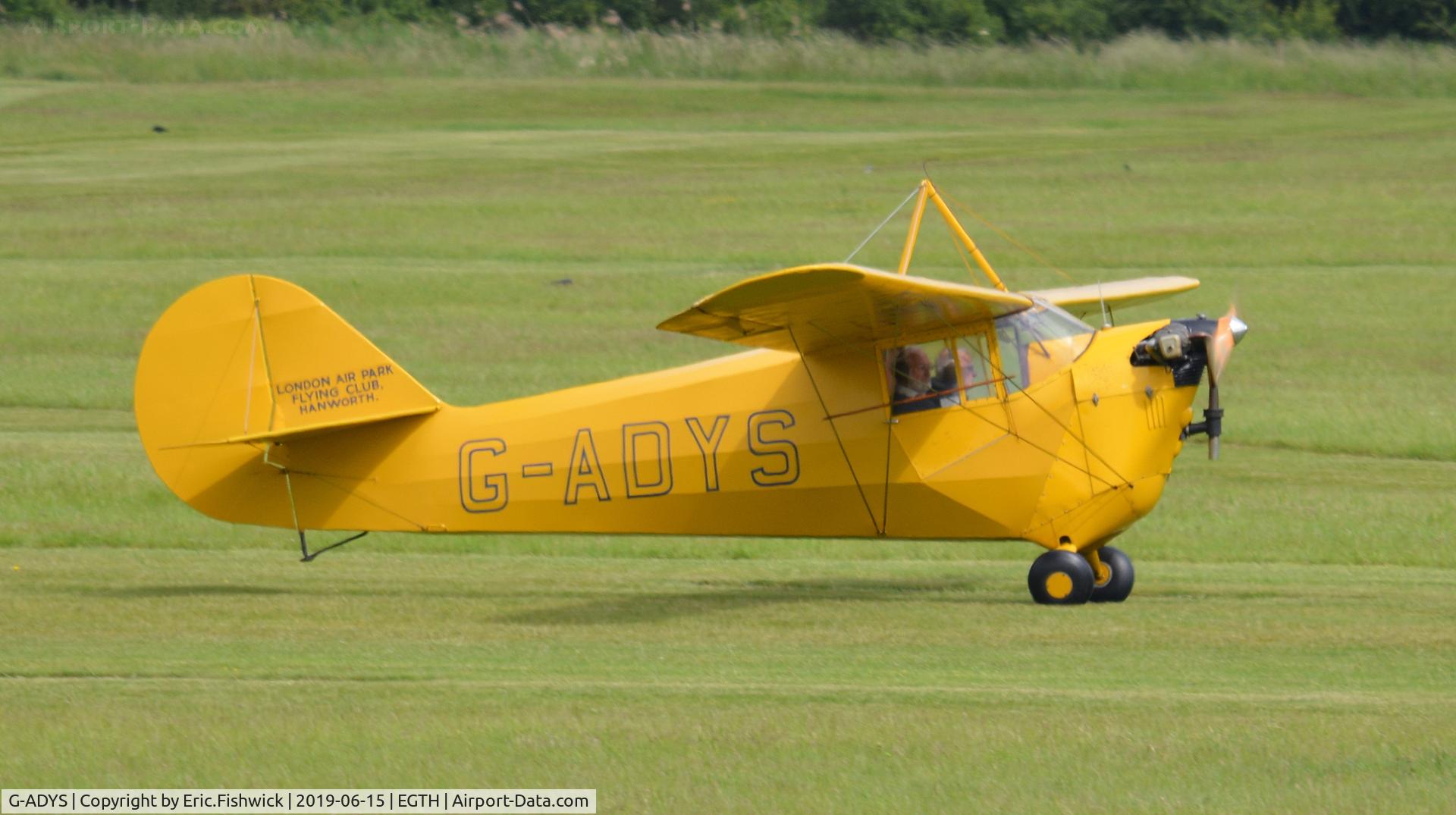 G-ADYS, 1935 Aeronca C-3 C/N A-600, 2. G-ADYS at The Evening Airshow at The Shuttleworth Collection, June, 2019.