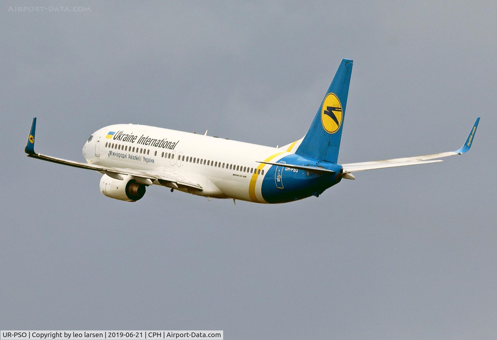 UR-PSO, 2001 Boeing 737-8Q8 C/N 30628, Copenhagen 21.6.2019
