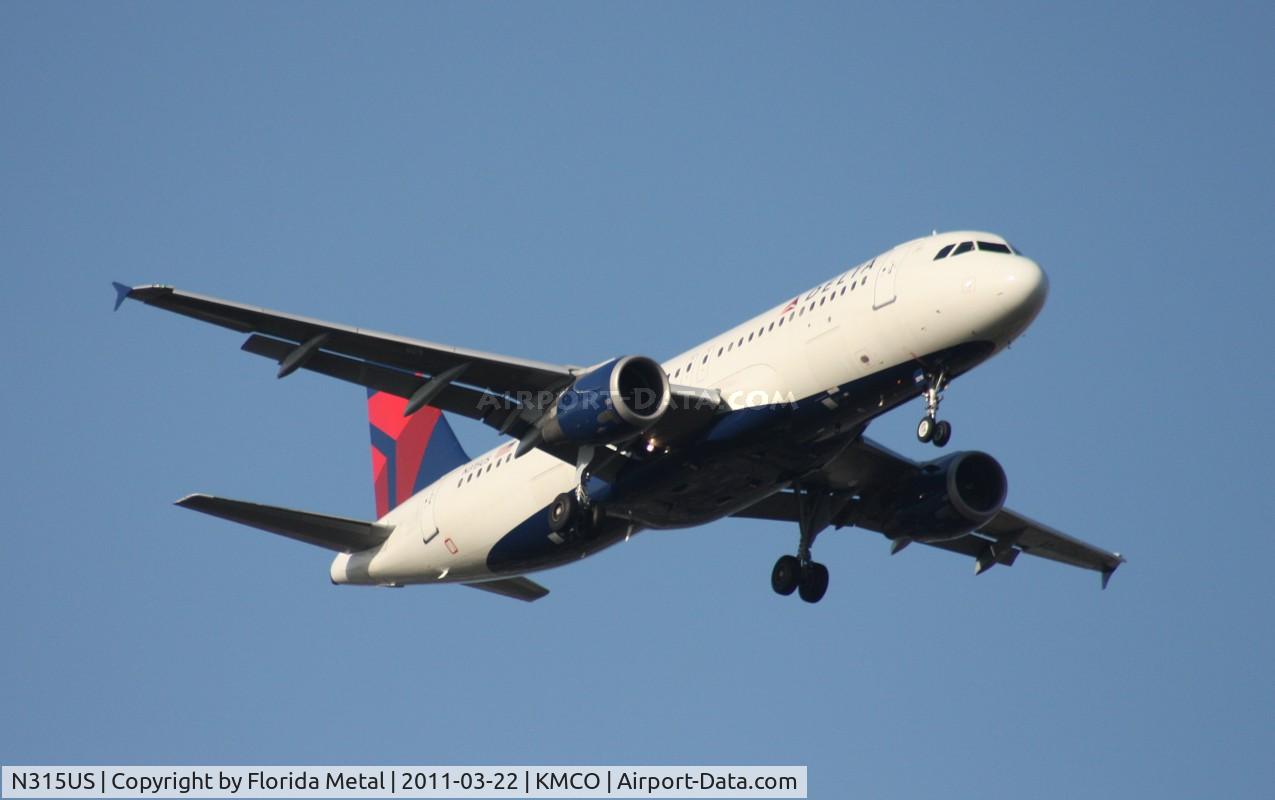 N315US, 1991 Airbus A320-211 C/N 171, MCO spotting