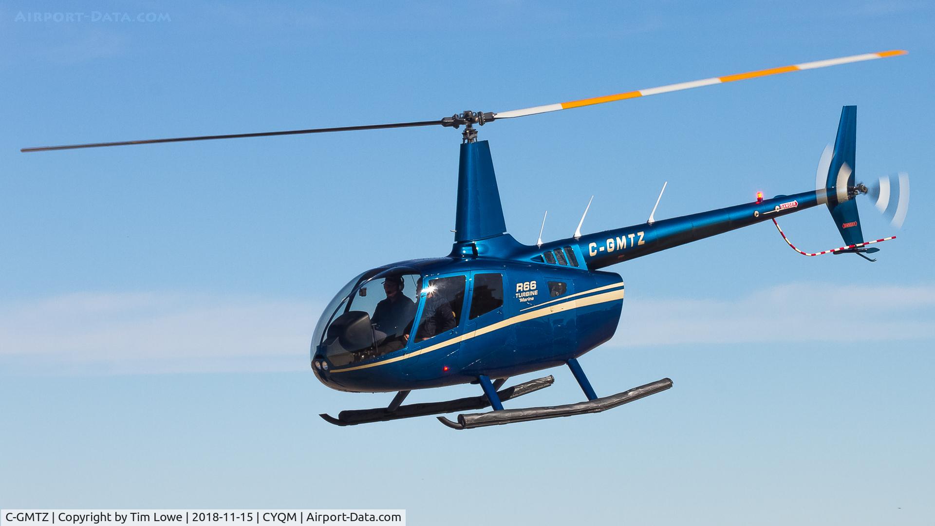 C-GMTZ, 2017 Robinson R-66 Turbine Marine C/N 0782, Taking off from Apron 1.