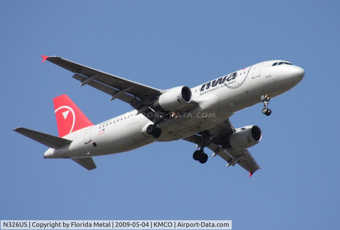 N326US, 1992 Airbus A320-211 C/N 282, MCO Spotting 2009