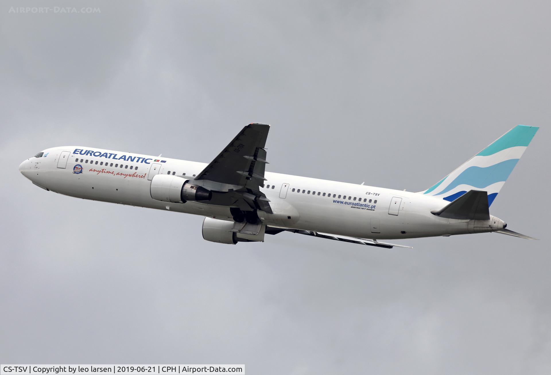 CS-TSV, 2003 Boeing B-767-34P C/N 33049, Copenhagen 21.6.2019