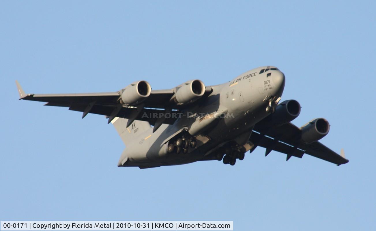00-0171, 2000 Boeing C-17A Globemaster III C/N P-71, MCO Spotting