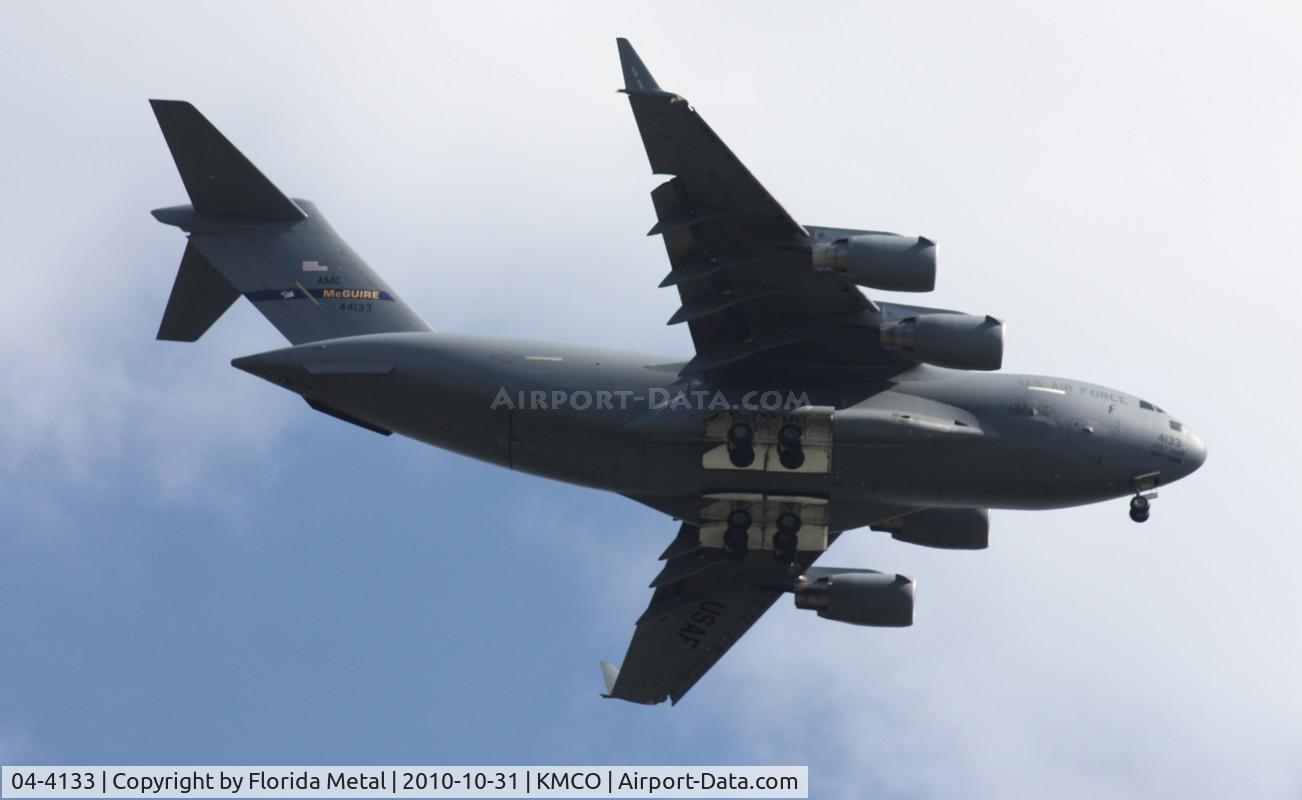 04-4133, 2004 Boeing C-17A Globemaster III C/N P-133, MCO Spotting
