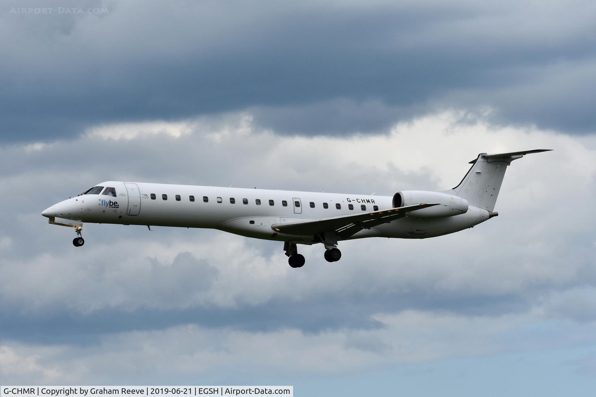 G-CHMR, 2001 Embraer EMB-145MP (ERJ-145MP) C/N 145405, Flying with 
