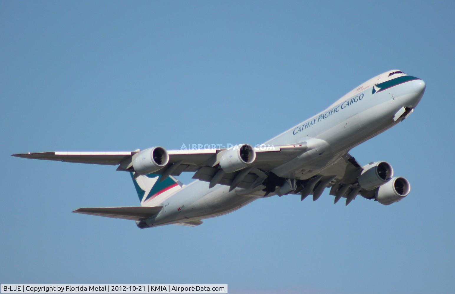 B-LJE, 2011 Boeing 747-867F/SCD C/N 39242, MIA Spotting