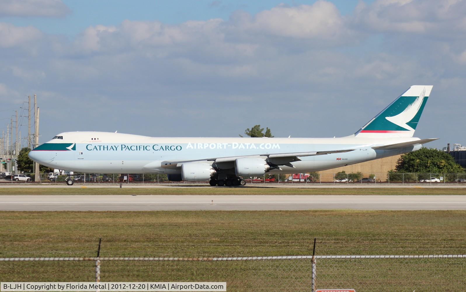 B-LJH, 2012 Boeing 747-867F/SCD C/N 39245, MIA Spotting