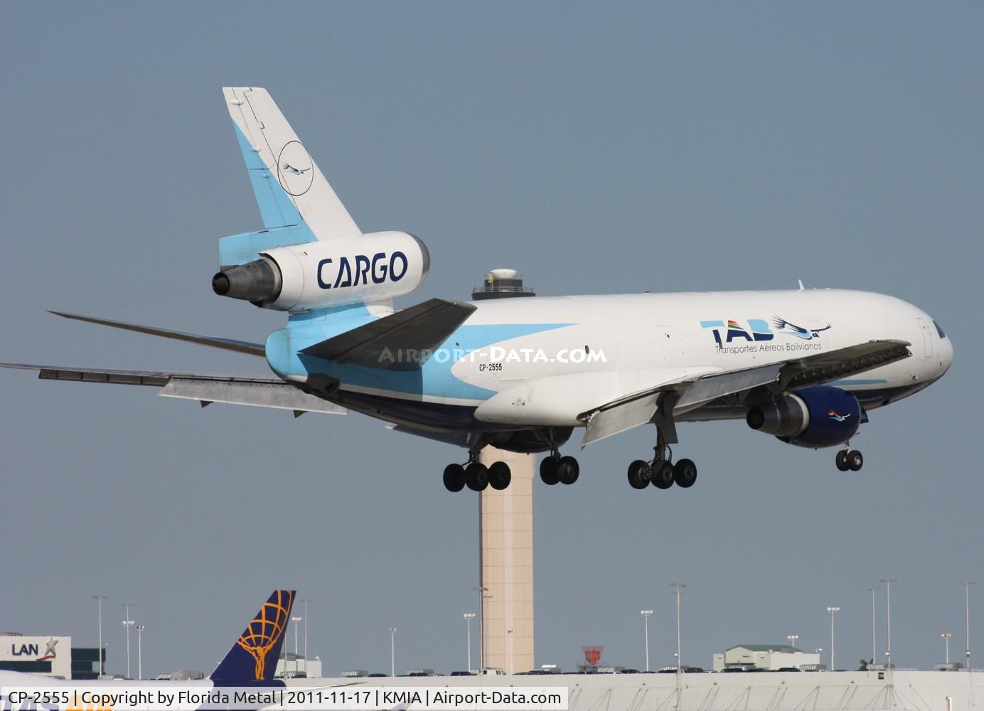 CP-2555, 1974 McDonnell Douglas DC-10-30F C/N 46937, MIA Spotting