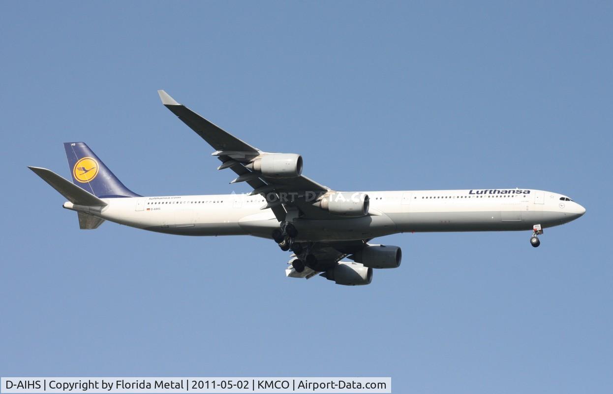 D-AIHS, 2007 Airbus A340-642 C/N 812, MCO Spotting