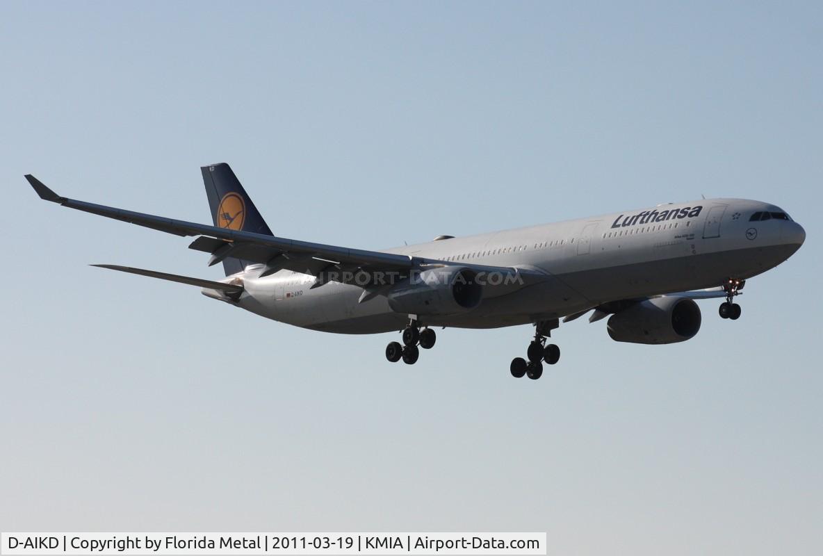D-AIKD, 2004 Airbus A330-343X C/N 629, MIA Spotting