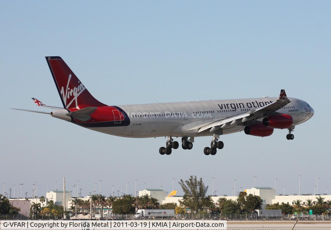 G-VFAR, 1998 Airbus A340-313X C/N 225, MIA Spotting