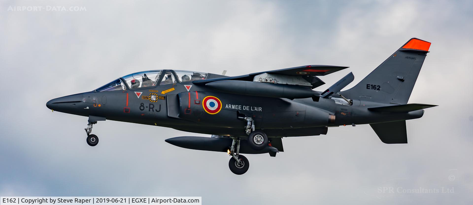 E162, Dassault-Dornier Alpha Jet E C/N E162, Arriving at RAF Leeming for a few days detached flying with 100Sqn