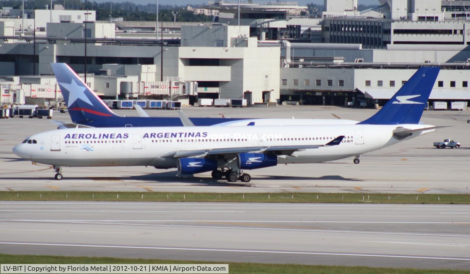 LV-BIT, 1995 Airbus A340-313 C/N 093, MIA Spotting