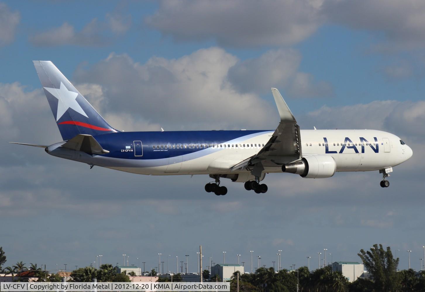 LV-CFV, 2006 Boeing 767-316/ER C/N 34629, MIA Spotting