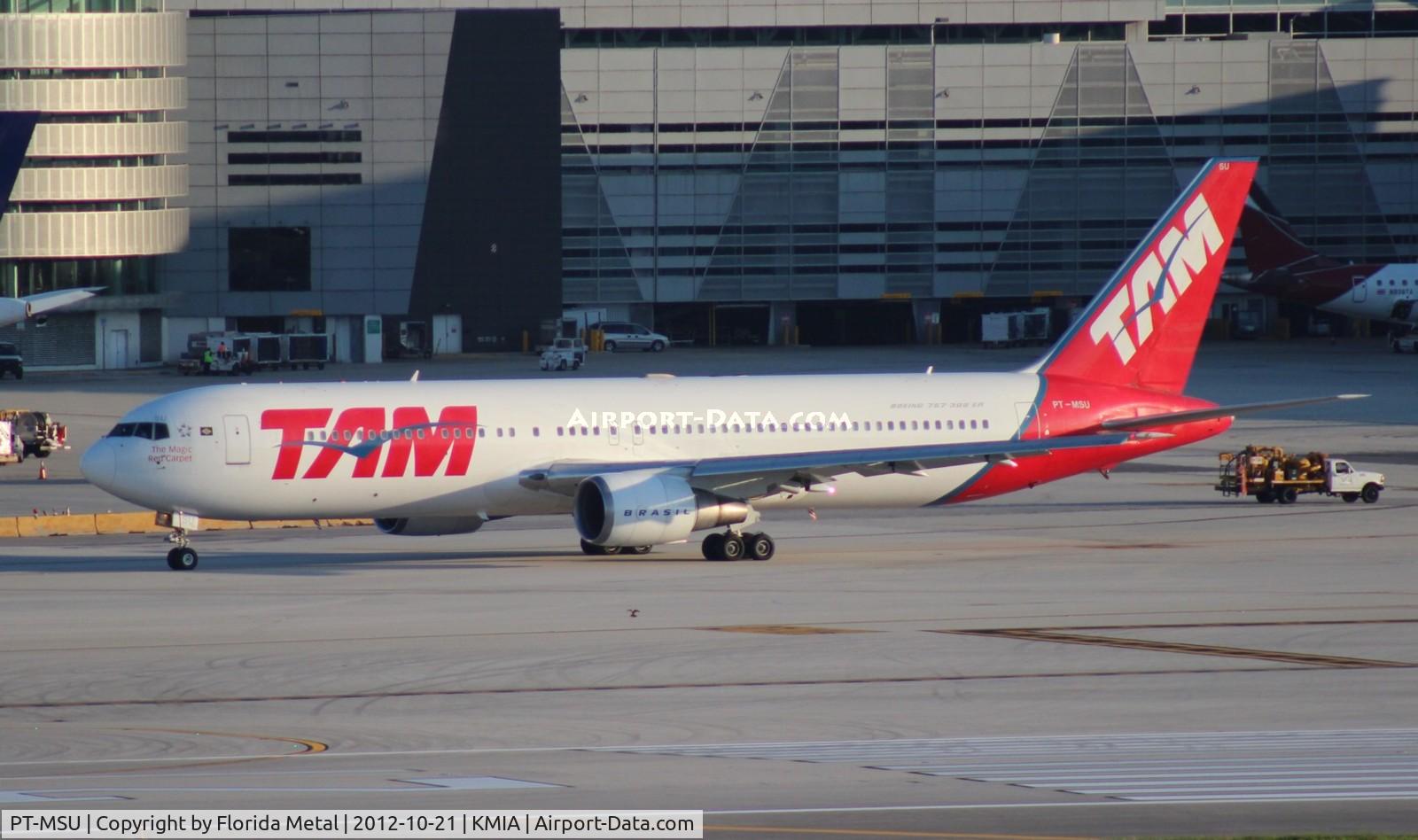 PT-MSU, 1994 Boeing 767-33A/ER C/N 27376, MIA spotting
