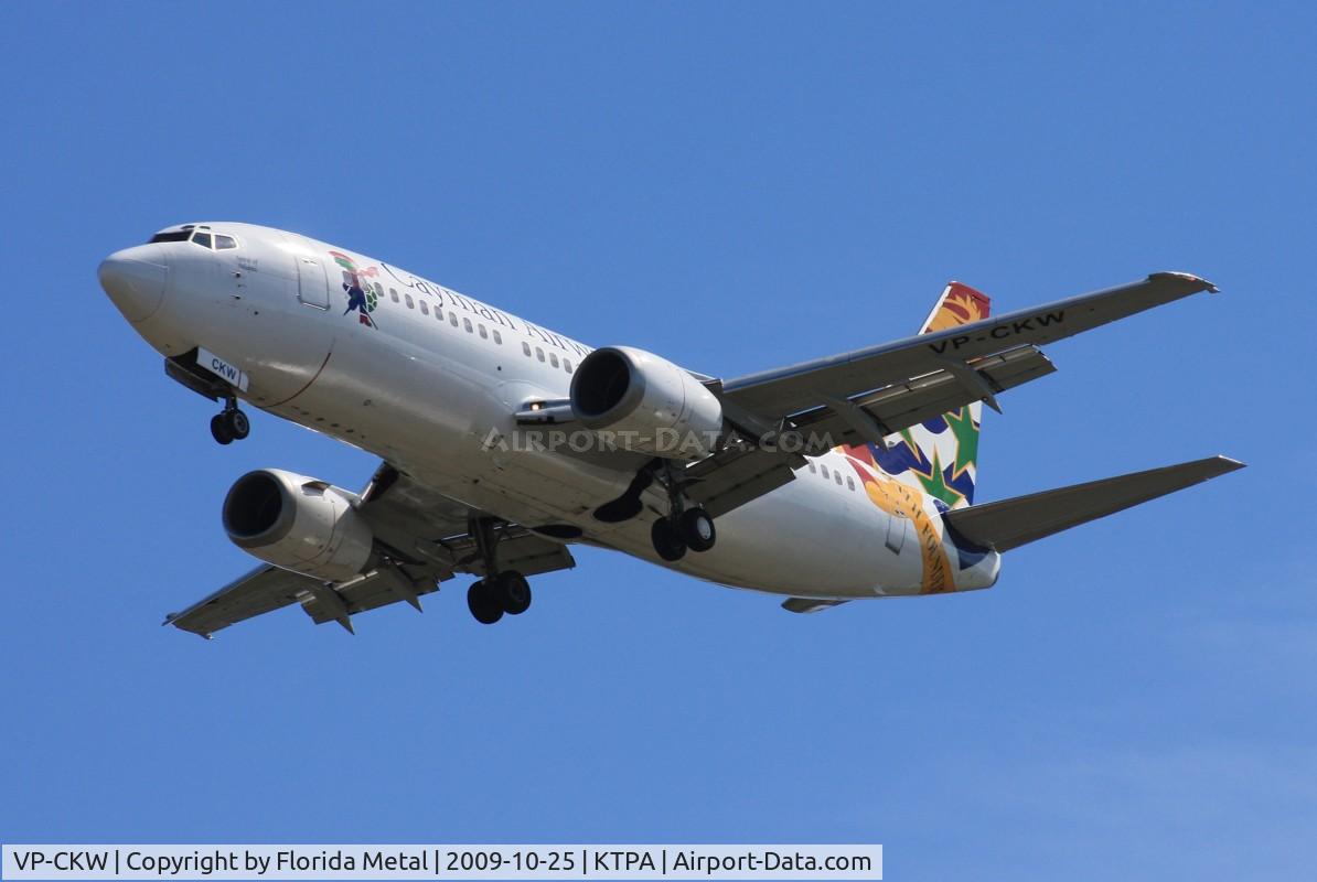 VP-CKW, 1996 Boeing 737-36E C/N 26322, TPA spotting