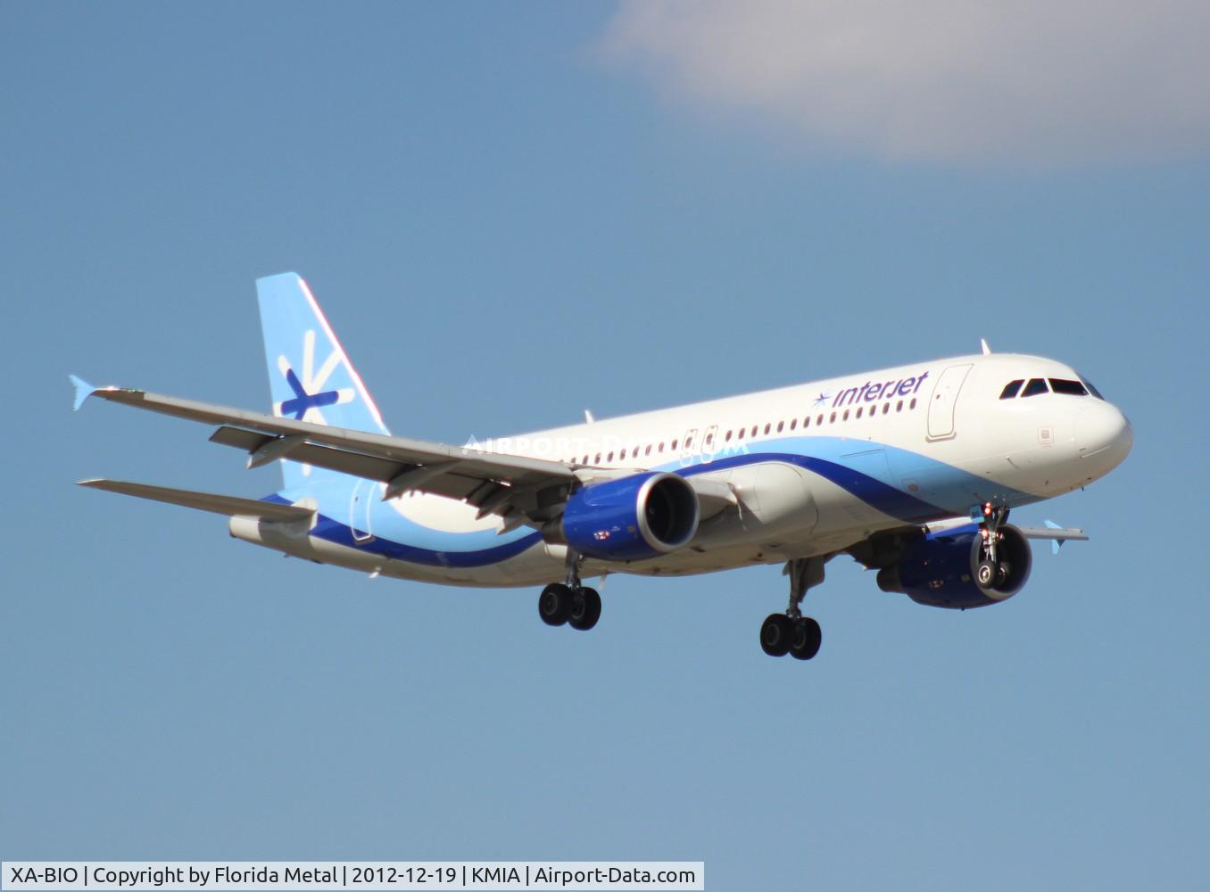XA-BIO, 2011 Airbus A320-214 C/N 4730, MIA spotting