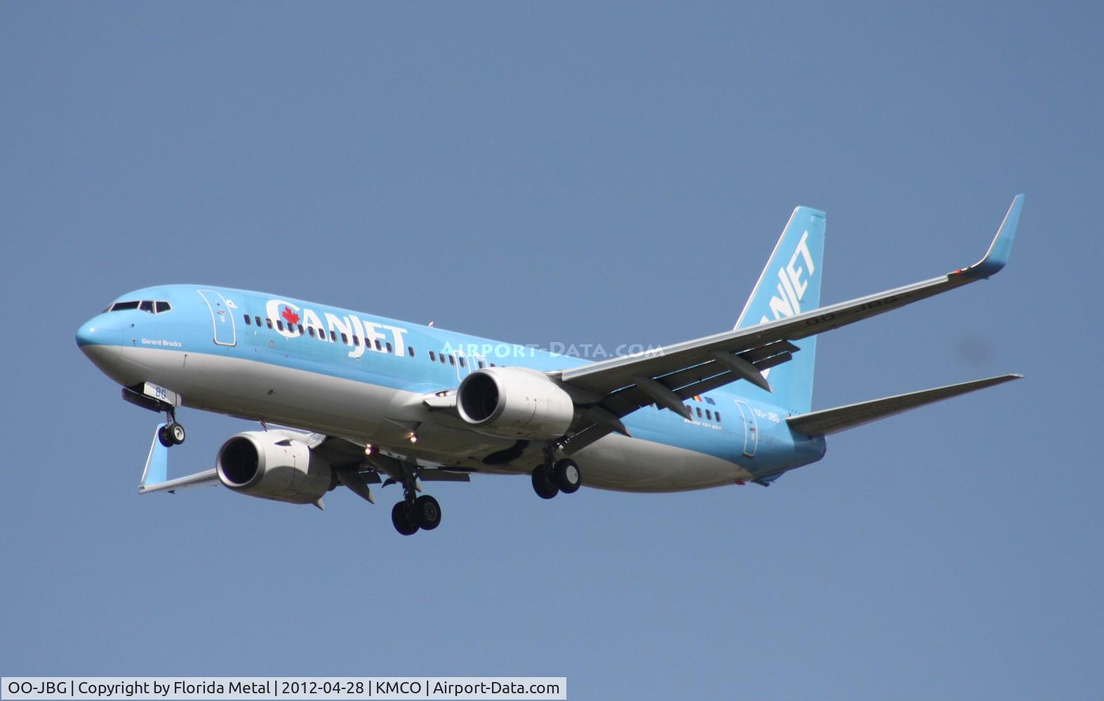 OO-JBG, 2008 Boeing 737-8K5 C/N 35142, MCO spotting