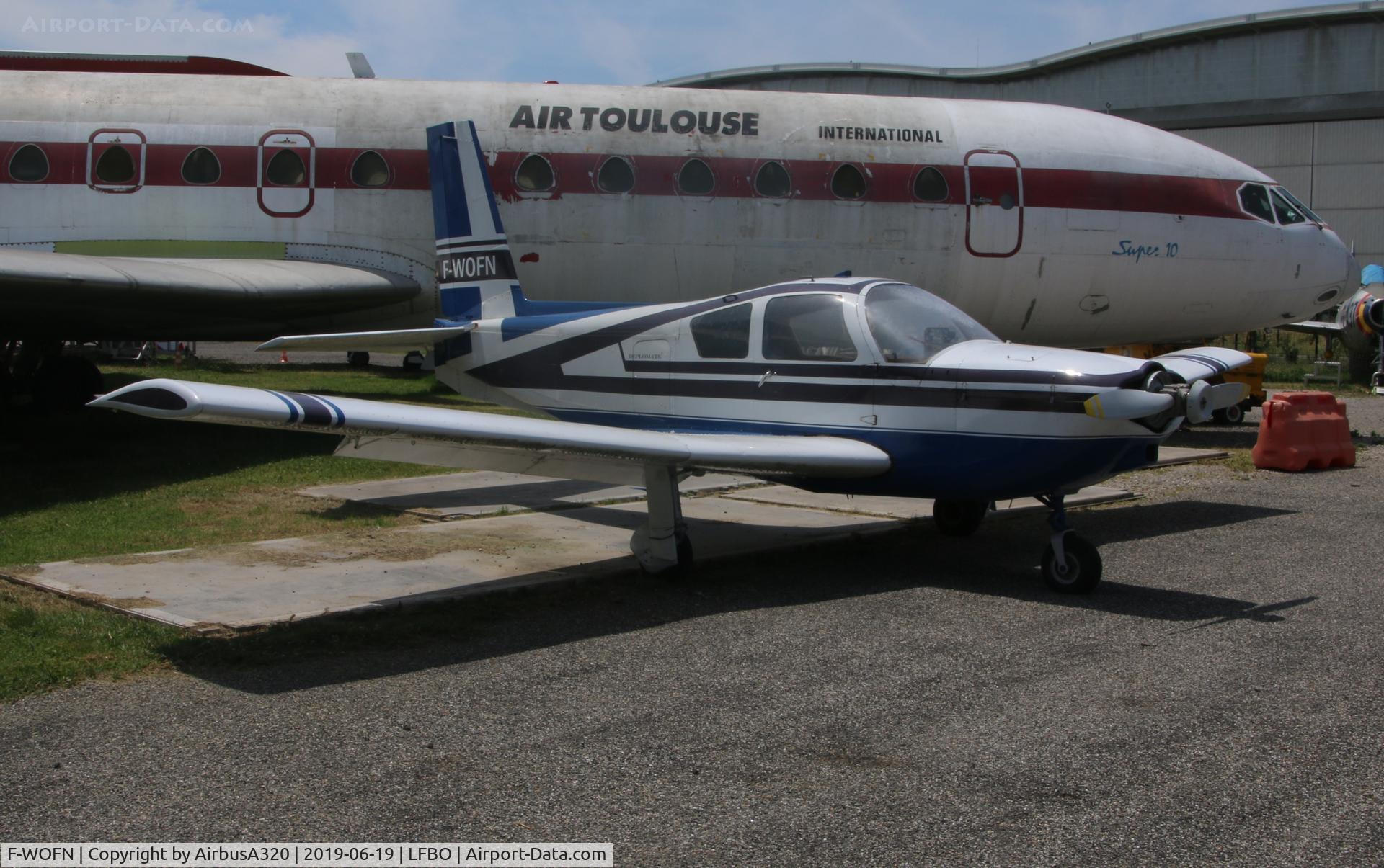 F-WOFN, 1967 Socata ST-10 Diplomate C/N 01, Displayed at Ailes Aniennes Toulouse