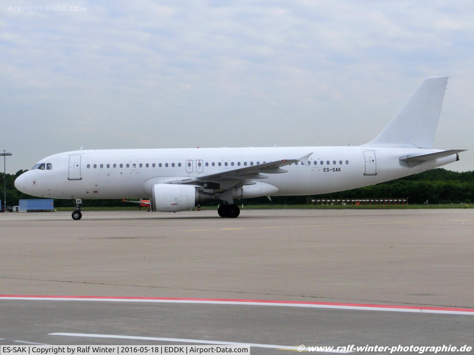 ES-SAK, 1998 Airbus A320-214 C/N 888, Airbus A320-214 - 6X MYX SmartLynx Estonia - 888 - ES-SAK - 18.05.2016 - CGN