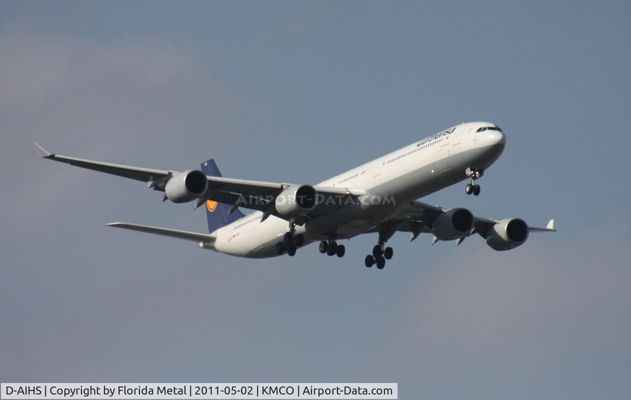 D-AIHS, 2007 Airbus A340-642 C/N 812, MCO spotting