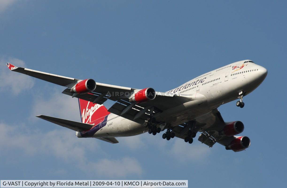 G-VAST, 1997 Boeing 747-41R C/N 28757, MCO Spotting