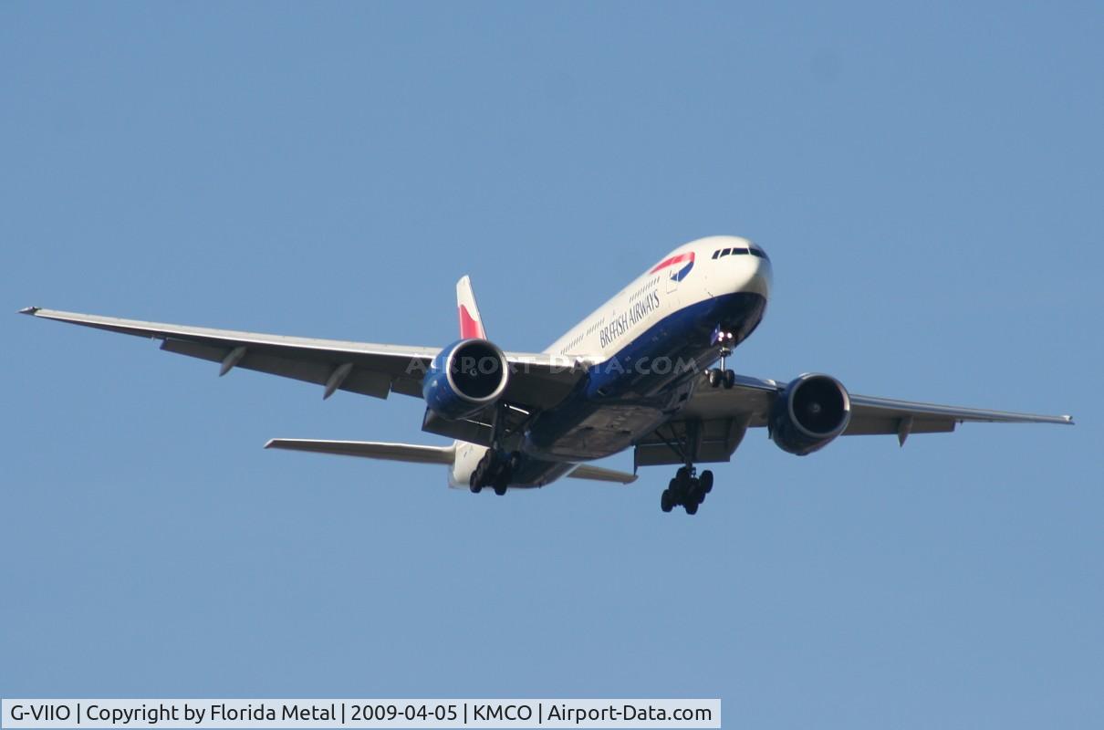 G-VIIO, 1999 Boeing 777-236 C/N 29320, MCO spotting
