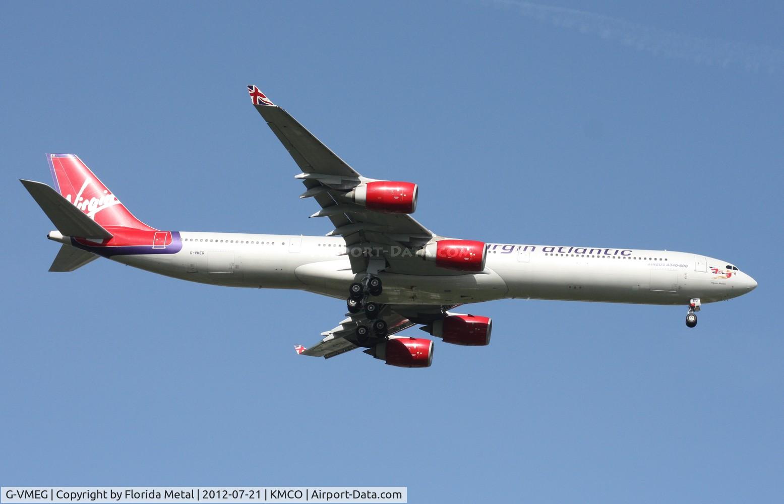G-VMEG, 2002 Airbus A340-642 C/N 391, MCO Spotting