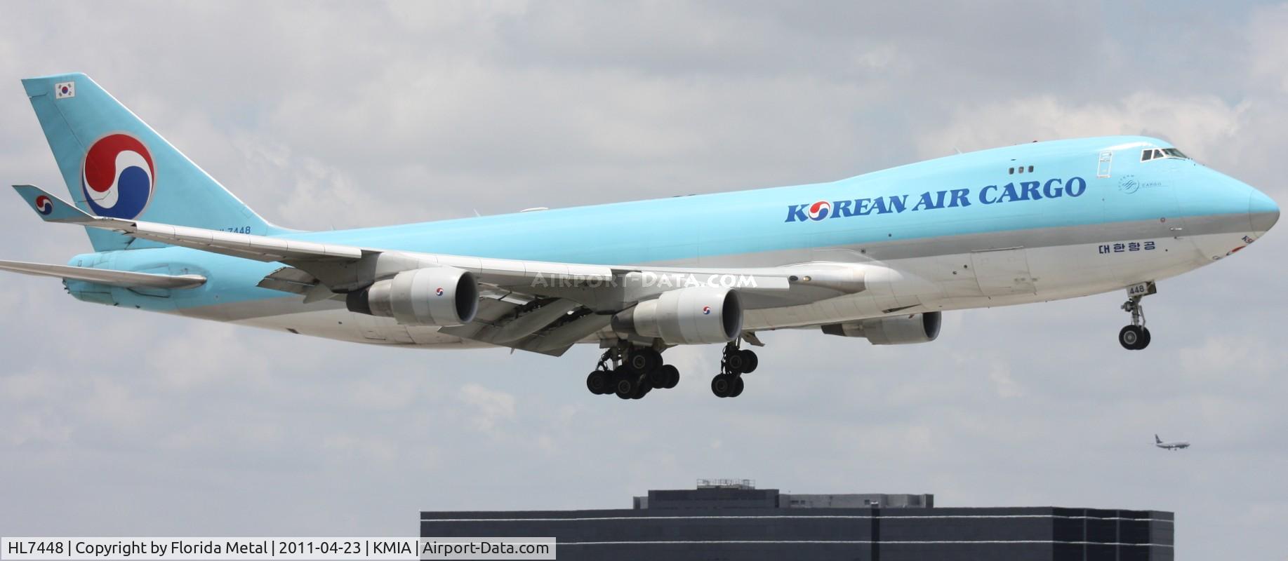HL7448, 2000 Boeing 747-4B5F C/N 26416, MIA Spotting