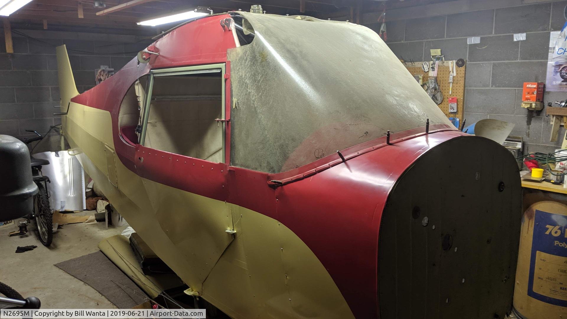 N2695M, 1946 Piper PA-12 Super Cruiser C/N 12-1130, Project PA 12