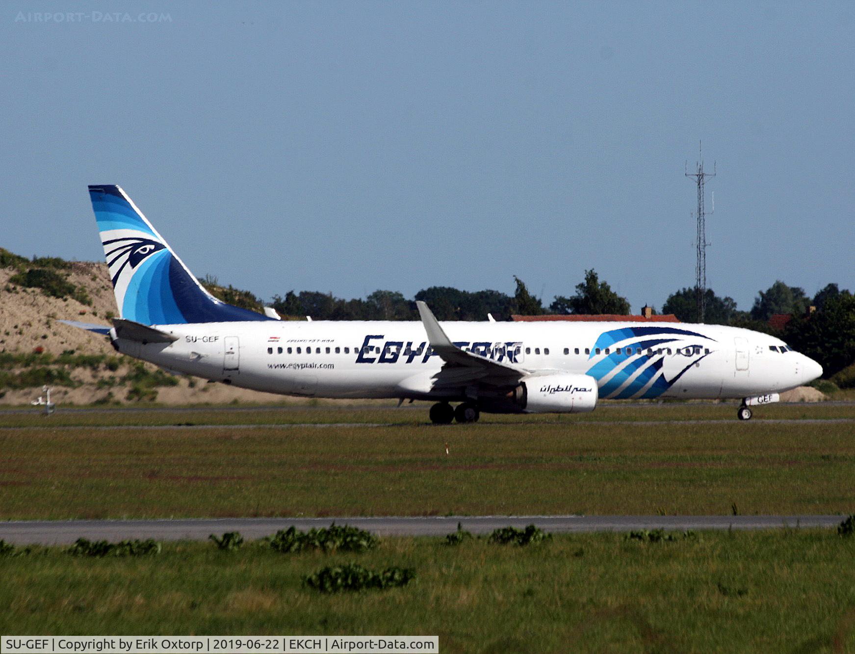 SU-GEF, 2016 Boeing 737-800 C/N 63692, SU-GEF taxi for takeoff rw 04R