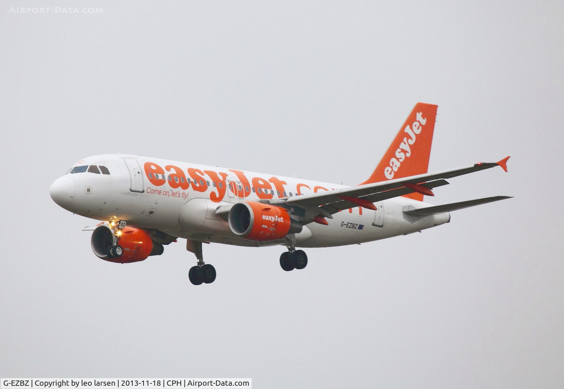 G-EZBZ, 2007 Airbus A319-111 C/N 3184, Copenhagen  18.11.2013