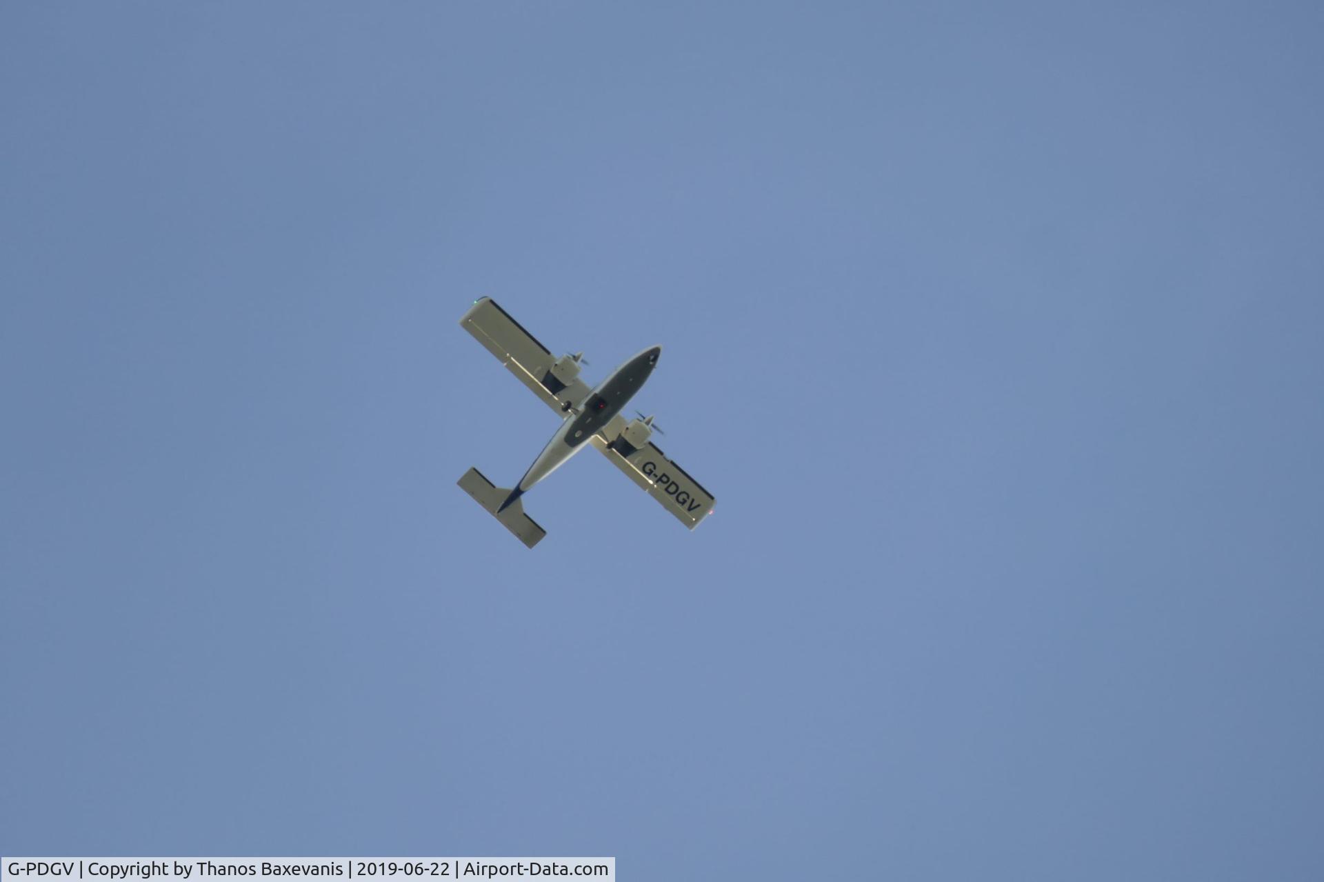 G-PDGV, 2015 Vulcanair P-68TC Observer C/N 485-52-TC, Flying over Colindale, London