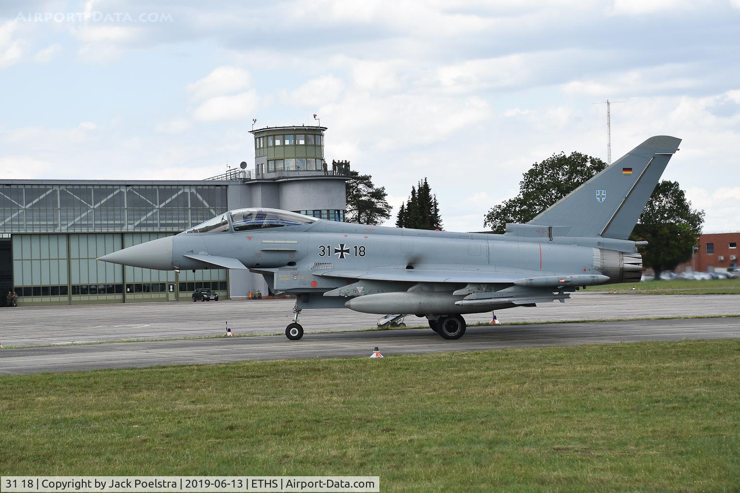 31 18, Eurofighter EF-2000 Typhoon S C/N AS011, 31 18 at Fassberg Air Base