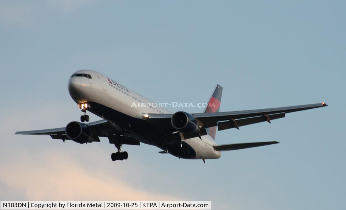 N183DN, 1993 Boeing 767-332 C/N 27110, TPA spotting