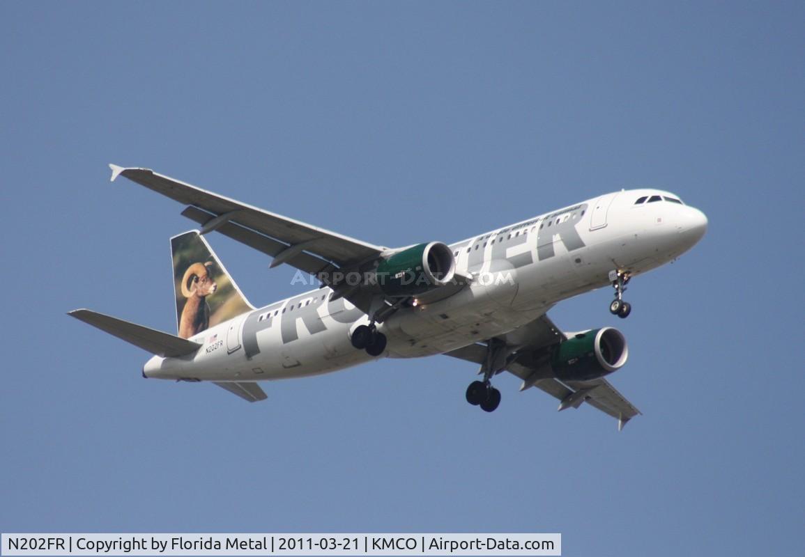 N202FR, 2008 Airbus A320-214 C/N 3431, MCO spotting