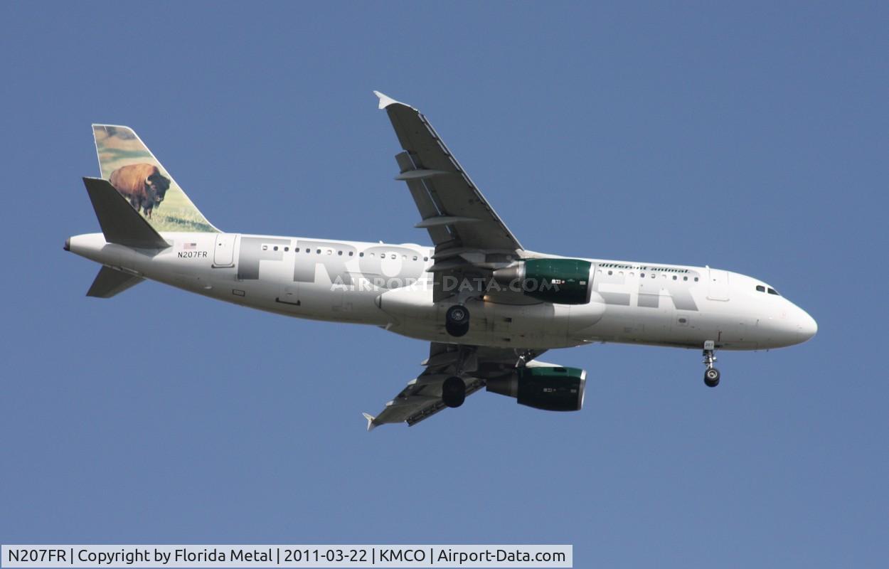 N207FR, 2010 Airbus A320-214 C/N 4307, MCO spotting